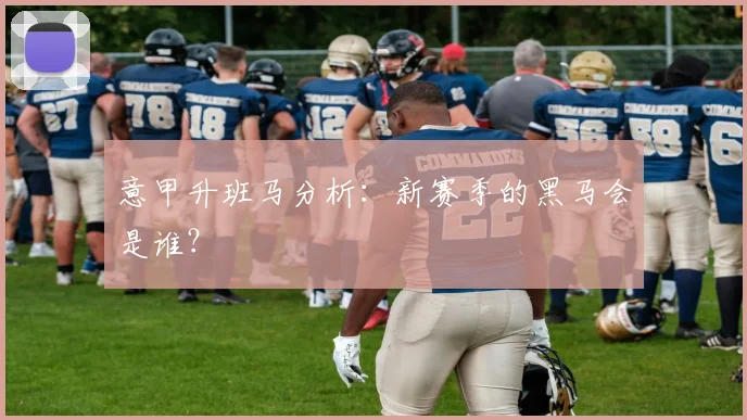 意甲升班马分析:新赛季的黑马会是谁?
