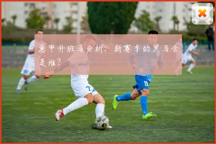 意甲升班马分析:新赛季的黑马会是谁?