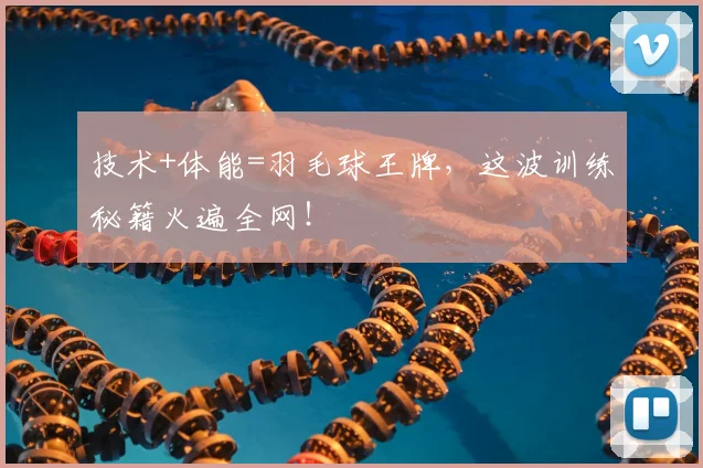技术+体能=羽毛球王牌，这波训练秘籍火遍全网！